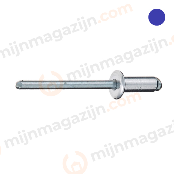 Blindklinknagel RVS A2 4.8x14mm kop 10.1mm