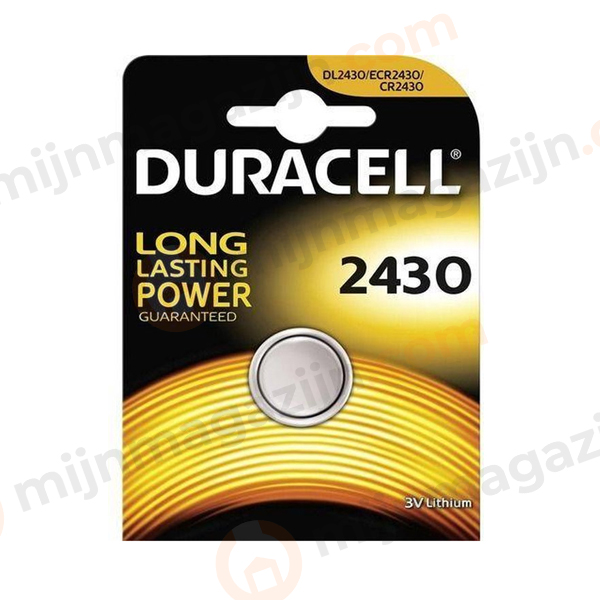 Knoopcel Batterij Duracell CR 2430 3V
