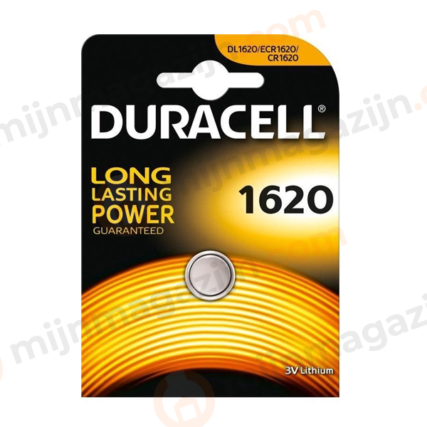 Knoopcel Batterij Duracell CR 1620 3V