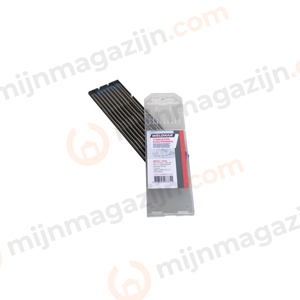 Wolfraam 2.4mm grijs Staal/RVS 10st.