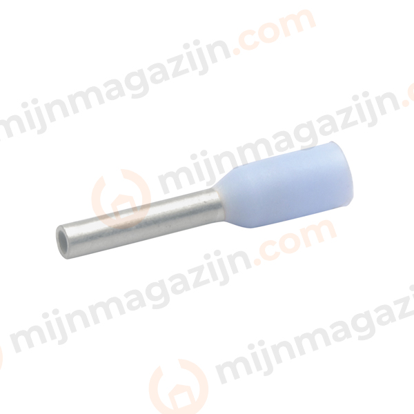 Adereindhuls 0.25qmm L=8mm blauw WE 100st.