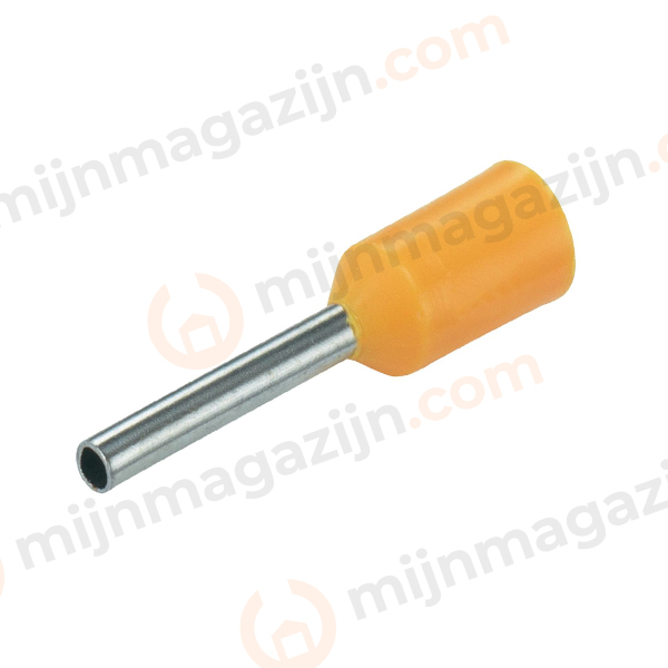 Adereindhuls 0.50qmm L= 8mm oranje WE 100st.