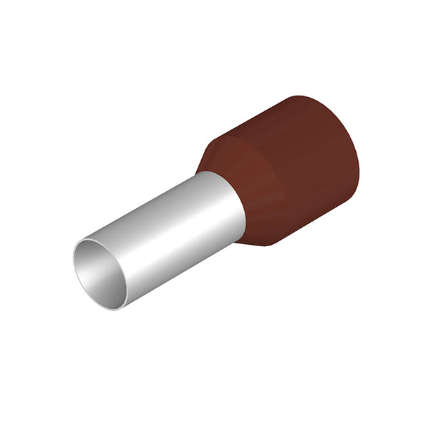 Adereindhuls 25qmm L=18mm bruin WE 50st.