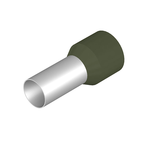 Adereindhuls 50qmm L=20mm olijf WE 50st.