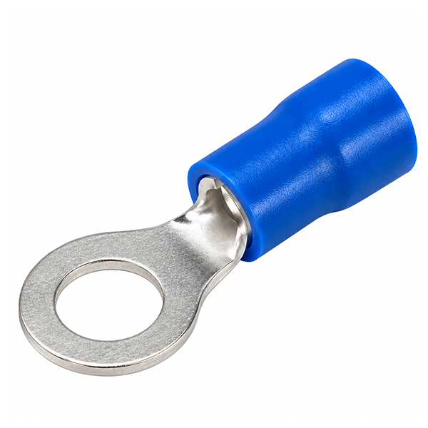 Kabelschoen ringtong M5 blauw 5.3mm 100st.