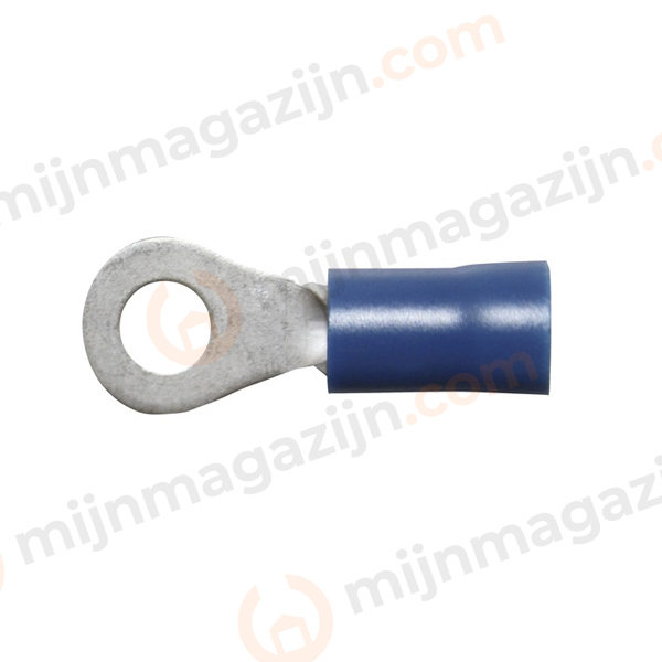 Kabelschoen ringtong M6 blauw 6.4mm 100st.