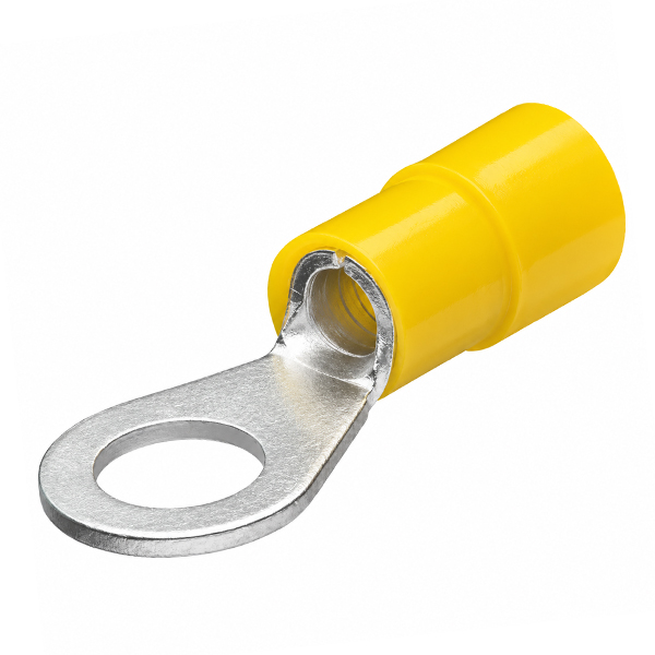 Kabelschoen ringtong M8 geel 8.4mm 100st.