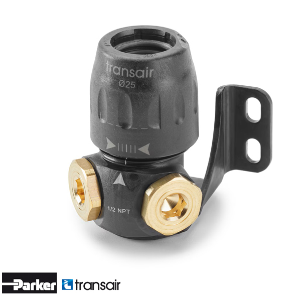 Transair 6681 25 21 muurplaat D25 2x 1/2