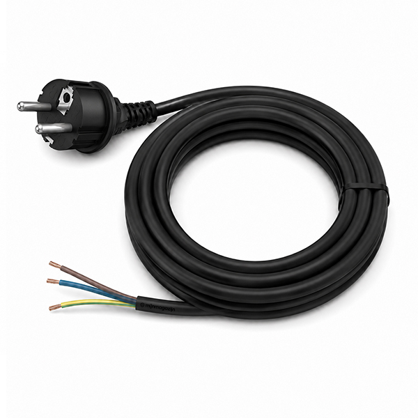Aansluitsnoer 3×2,5mm 3m H07RN-F 16A zwart