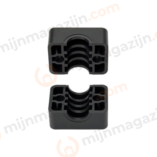 Buisklem 1x22mm grootte A3 Zwart, per paar