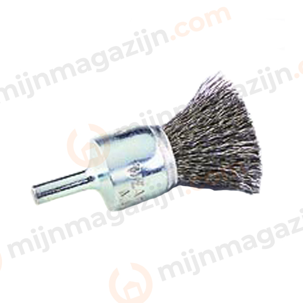 Penseelborstel getordeerd staal 19mm draad 0.35
