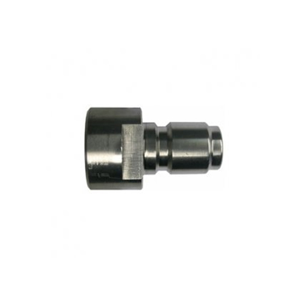 Adapter RVS 1/2 binnendraad 2vlak zijde 200bar/100c