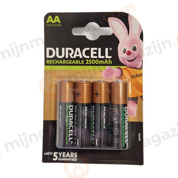 Oplaadbare batterij Ni-Mh 2500mAh AA 4 stks