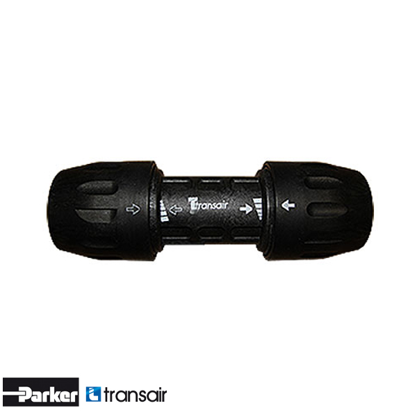 Transair 6606 40 00 rechte koppeling D40
