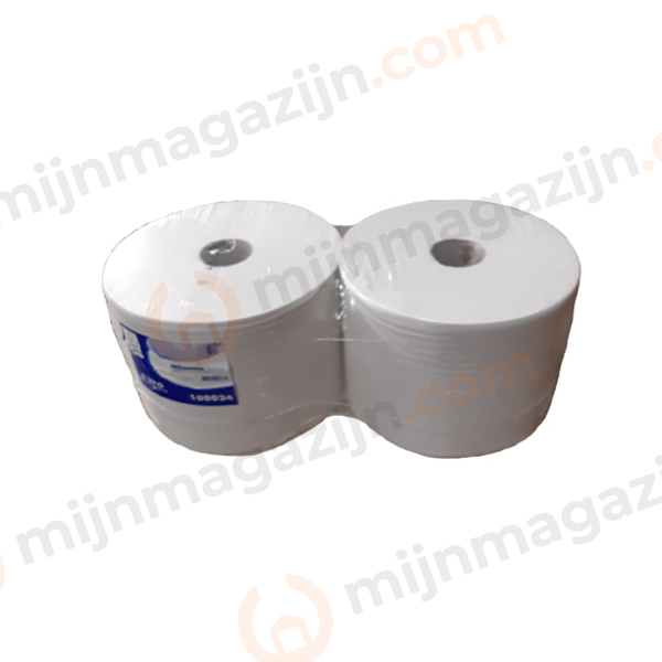 Papierrol 23CMx350M 2rol/pak 1-laags