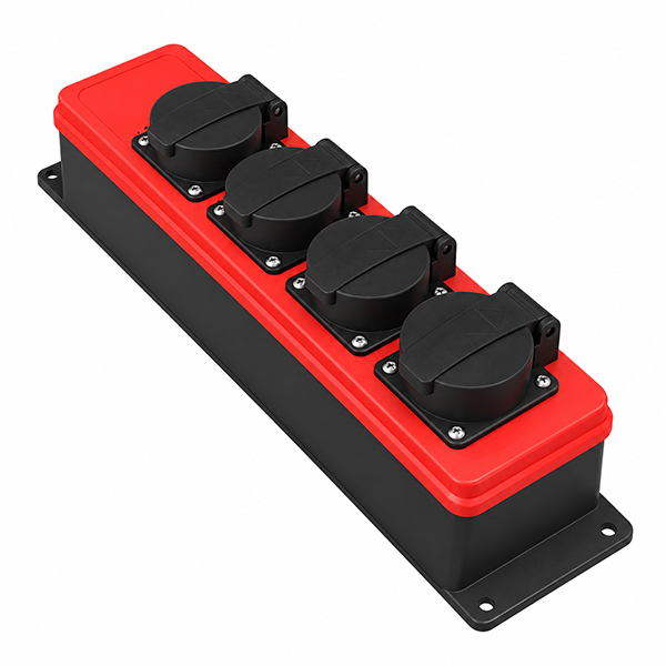Verdeelblok 4x 230V socketmaster