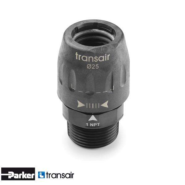 Transair 6605 25 21 inschroefkoppeling D25 x 1/2