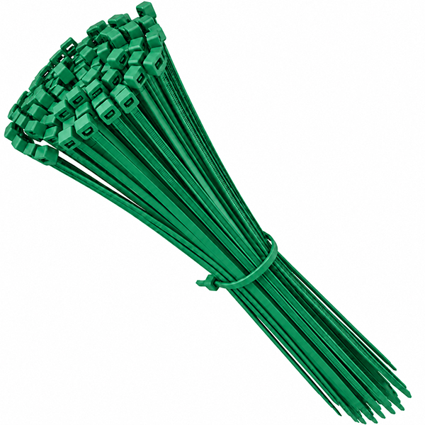 Kabelbinder groen 3.6x140mm 100st.