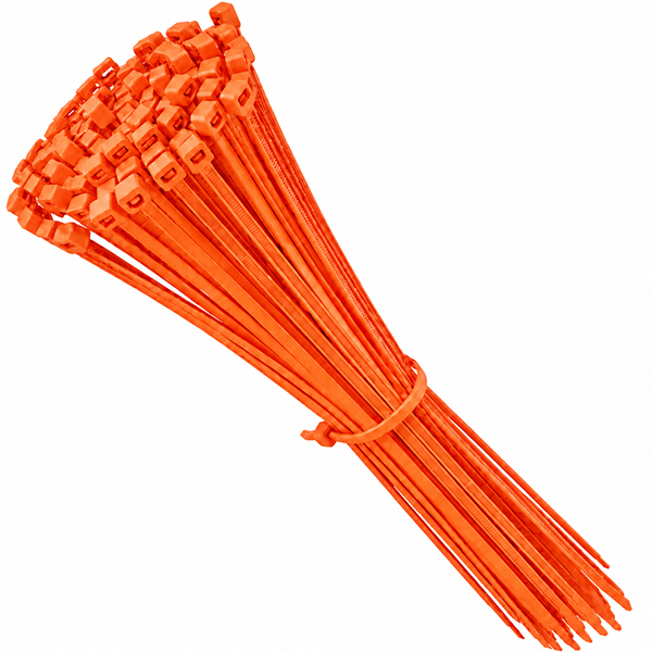 Kabelbinder oranje 3.6x140mm 100st.