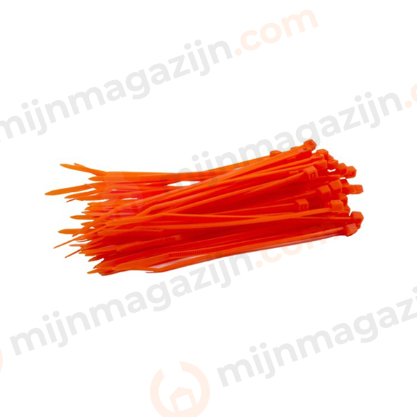 Kabelbinder oranje 3.6x140mm 100st.