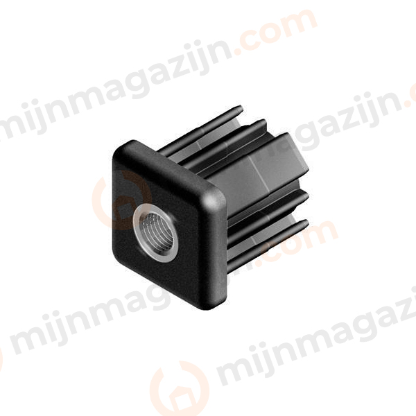 Inslagdop 30x30x1.5 M10 inwendig