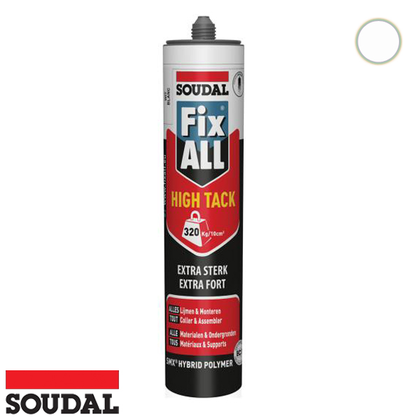 Soudal MS polymeer Fix All High Tack Wit 290ml