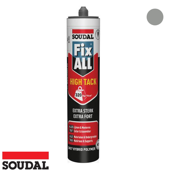 Soudal MS polymeer Fix All High Tack Grijs 290ml