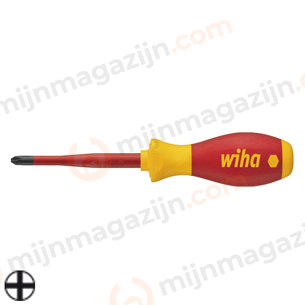 Wiha soft-finish kruisschr.draaier VDE PH2x100