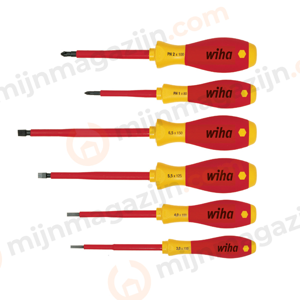 Wiha VDE soft-finish schr.draaierset 12delig 3201K1