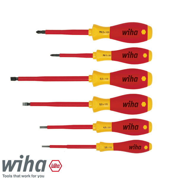 Wiha VDE soft-finish schr.draaierset 6delig 3201