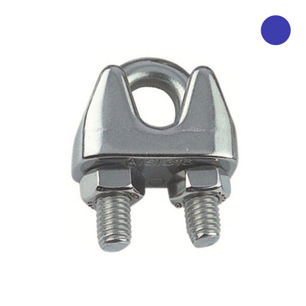 DIN741 Staaldraadklem 2mm RVS A4