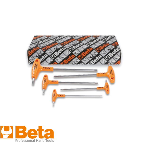 Beta 96t inox/s5 t-inbussleutelset 2.5-6mm