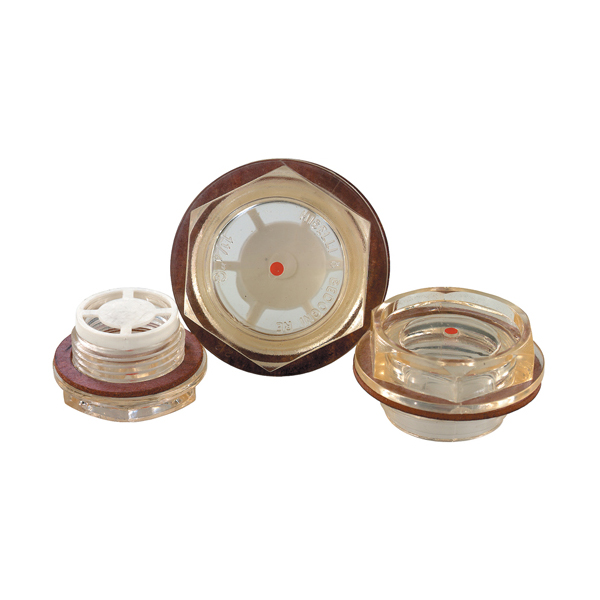 Olie kijkglas kunststof  BSP 3/8” uitw.