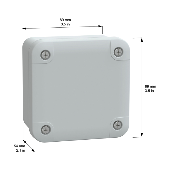 SE NSYTBS885 ABS box 89x89x54mm