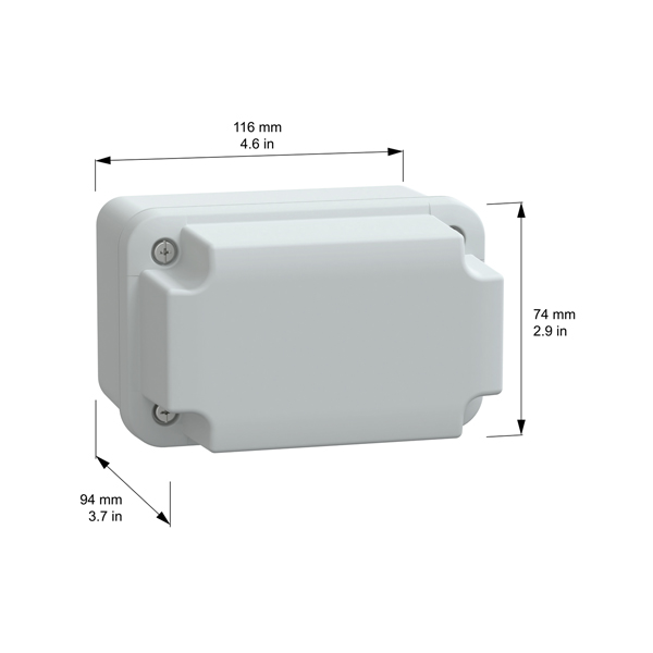 SE NSYTBS1179H ABS box 116x74x94mm
