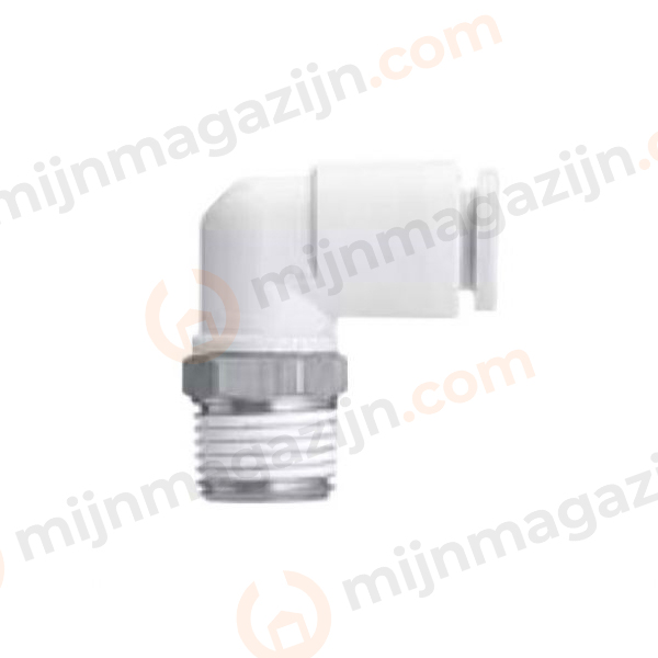 SMC KQ2L12-03NS haakse insteekkopp. 12mm x 3/8