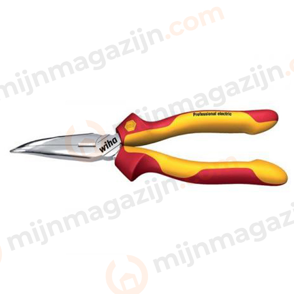 Wiha telefoontang gebogen 200mm Z05106