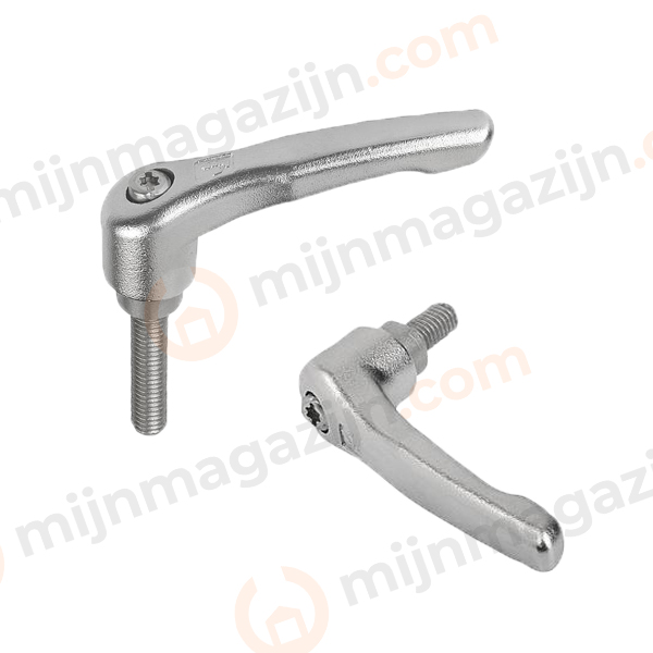 Klemhefboom RVS bu.dr. M5x25