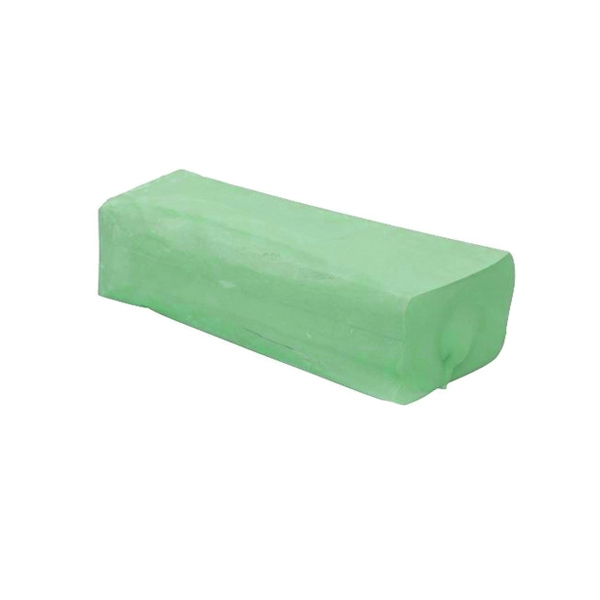 Polijstpasta Blok +-1Kg rvs/staal licht groen