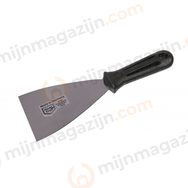 Plamuurmes RVS kunststof handvat 80 mm