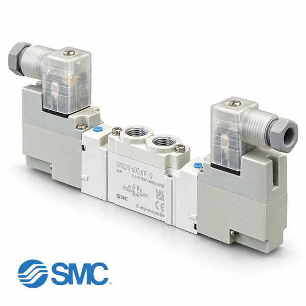 SMC SY5220-5DZ-01F-Q ventiel 5/2 1/8″ bi-stabiel