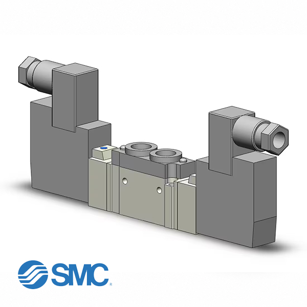 SMC SY5220-5DZ-01F-Q ventiel 5/2 1/8" bi-stabiel - Afbeelding 2