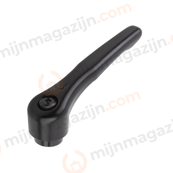 Klemhefboom staal zwart bi.dr. M5x9