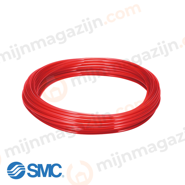 SMC PU slang 8×5 rood rol 20M