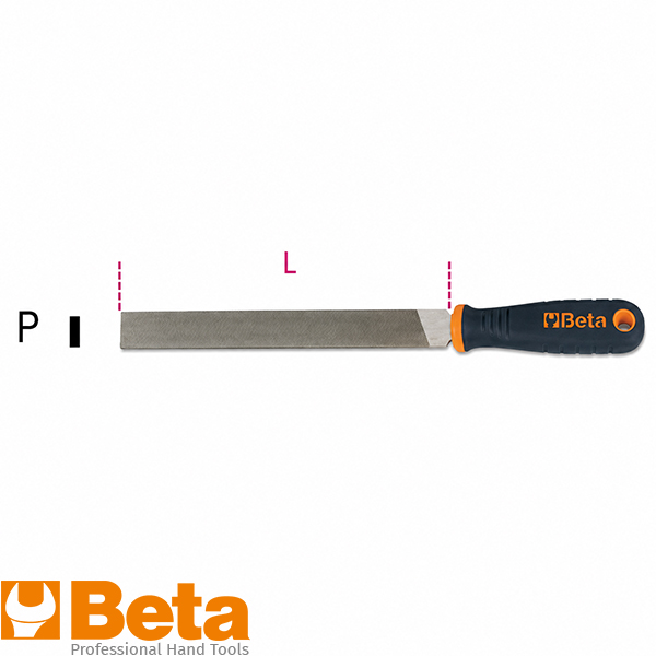 Beta 1719bmx8/p platte vijl zoet 200mm