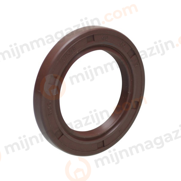 Oliekeerring WAS 30x47x7 FKM (Viton) RVS veer