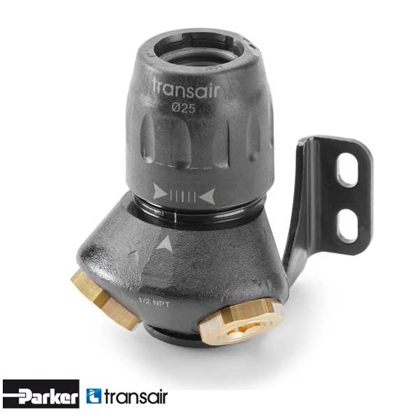 Transair 6682 17 21 muurplaat D17 2x 1/2 45gr.