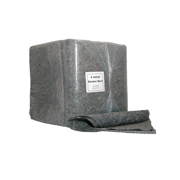 Wegwerp poetsdoek donkerbond 37x37cm 10kg