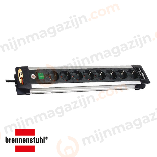 Verdeeldoos zwart 8-voudig 3M