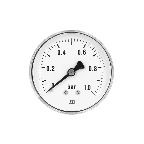 Manometer 50mm 0-1bar 1/4″achter